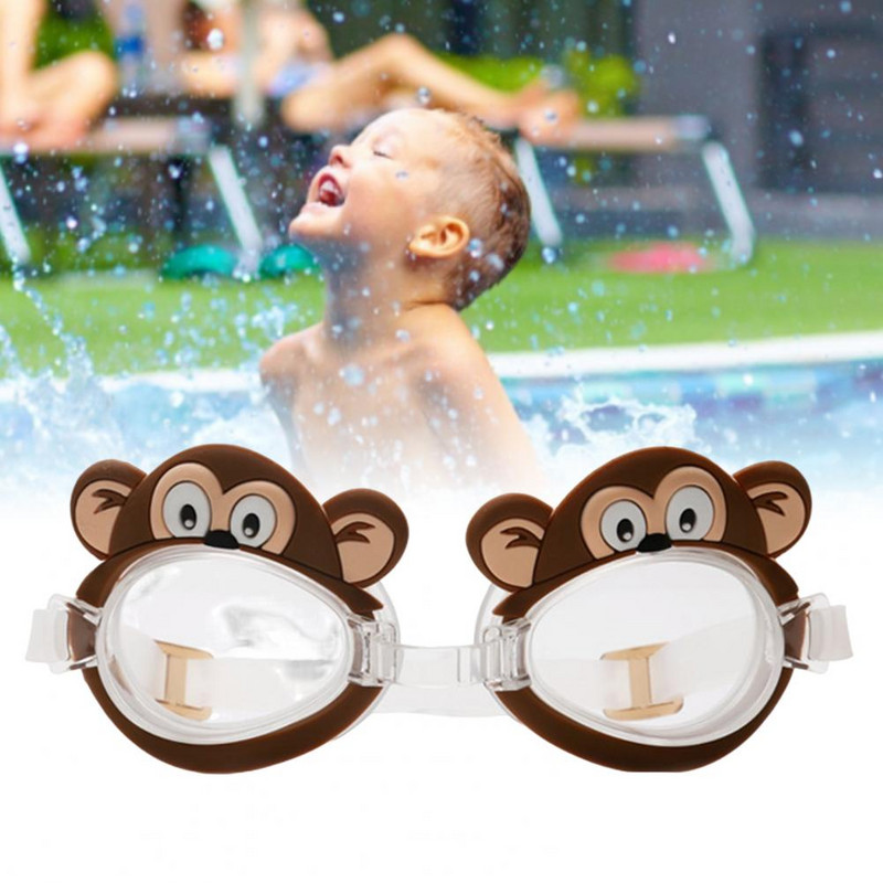 Szörfszemüvegek Ergonomikus búvárszemüvegek Orrcsipesz Divat Rajzfilm Majom Béka Gyerekek Úszószemüvegek Úszószemüvegek
