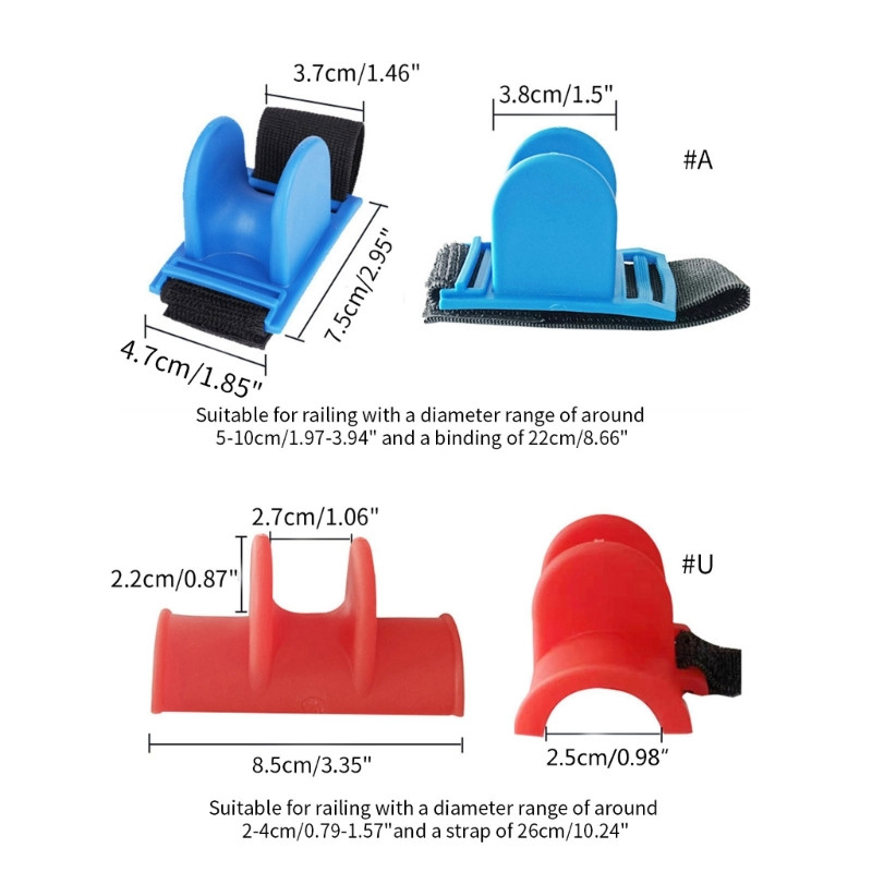 Õngeridvahoidik U-kujuline õngeridvahoidja Praktiline kalapüügi peibutisööt