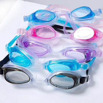 Професионални очила за плуване за мъже, жени, водоустойчиви регулируеми силиконови очила за плуване с кутия за съхранение за възрастни