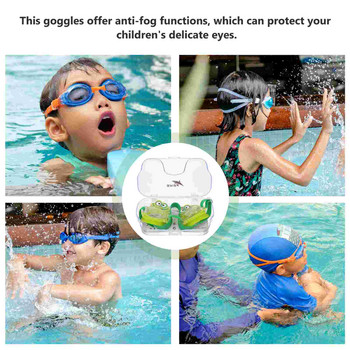Детски очила за плуване Подарък за рожден ден Деца за малки деца Лек компютър против замъгляване Прекрасен