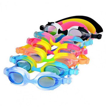 Детски очила за плуване Водоустойчиви, без течове, против замъгляване, UV защита, прозрачни стъкла, момчета, момичета, силиконови очила, гмуркане, гмуркане с шнорхел Eq