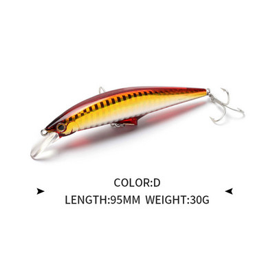 Uus 45g 120mm Minnow uppuv püügilant Kõvast plastist forellilant kunstsööt Pesca voobler haugi püüdmine Crankbait