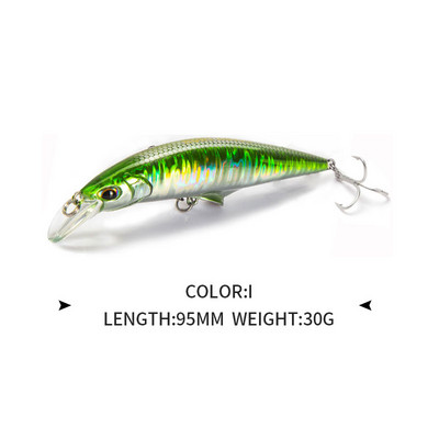 Uus 45g 120mm Minnow uppuv püügilant Kõvast plastist forellilant kunstsööt Pesca voobler haugi püüdmine Crankbait
