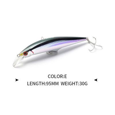 Uus 45g 120mm Minnow uppuv püügilant Kõvast plastist forellilant kunstsööt Pesca voobler haugi püüdmine Crankbait