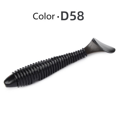 MEREDITH Swing Impact FAT Fishing Lures 75mm 85mm 180mm Paddle Tail Lures Wobbler Ψάρεμα μαλακό δόλωμα για μπάσο Δόλωμα σιλικόνης