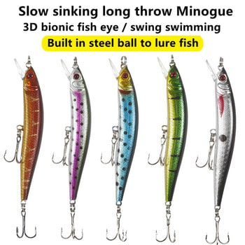 1 τεμ Japan Fishing Lure Minnow Hard Bait Swimbait 100mm 8g Τεχνητό Δόλωμα Ψάρεμα Wobbler Crankbait Κυπρίνος Πέρκα Εργαλείο ψαρέματος