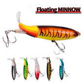 Whopper Plopper Popper Propeller Topwater Fishing Lures 13g Artificial Bait Hard Crankbait Wobblers Rotating Tail Fishing Tacking