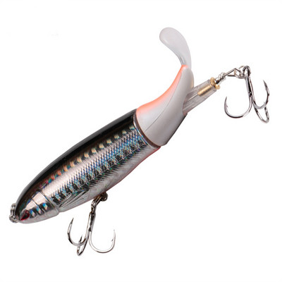 Whopper Plopper Popper Propeller Topwater Fishing Lures 13g Artificial Bait Hard Crankbait Wobblers Rotating Tail Fishing Tacking