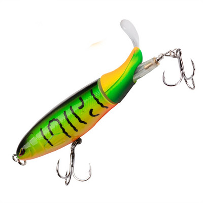 Whopper Plopper Popper Propeller Topwater Fishing Lures 13g Artificial Bait Hard Crankbait Wobblers Rotating Tail Fishing Tacking