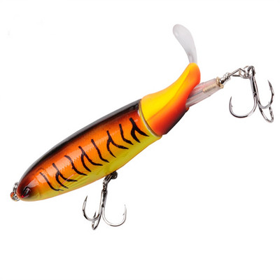 Whopper Plopper Popper Propeller Topwater Fishing Lures 13g Artificial Bait Hard Crankbait Wobblers Rotating Tail Fishing Tacking