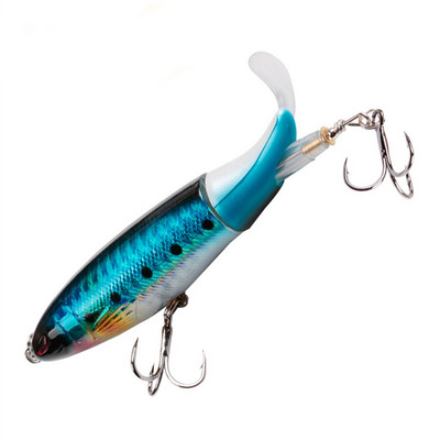 Whopper Plopper Popper Propeller Topwater Fishing Lures 13g Artificial Bait Hard Crankbait Wobblers Rotating Tail Fishing Tacking