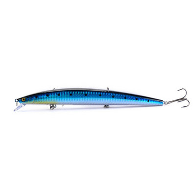1gab jauni Big Laser Minnow zvejas mānekļi 18cm/24g zvejai ar cieto ēsmu Crankbaits Isca Artificiais Pesca jūras voblera peldēšanas ēsmas