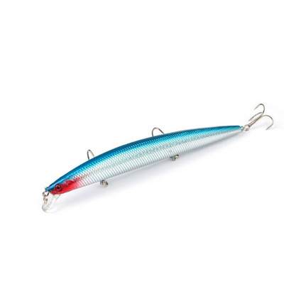 1gab jauni Big Laser Minnow zvejas mānekļi 18cm/24g zvejai ar cieto ēsmu Crankbaits Isca Artificiais Pesca jūras voblera peldēšanas ēsmas
