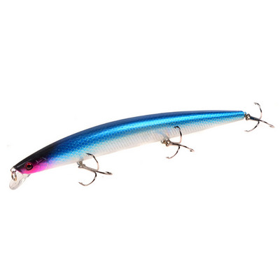 1gab jauni Big Laser Minnow zvejas mānekļi 18cm/24g zvejai ar cieto ēsmu Crankbaits Isca Artificiais Pesca jūras voblera peldēšanas ēsmas