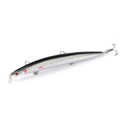 1gab jauni Big Laser Minnow zvejas mānekļi 18cm/24g zvejai ar cieto ēsmu Crankbaits Isca Artificiais Pesca jūras voblera peldēšanas ēsmas