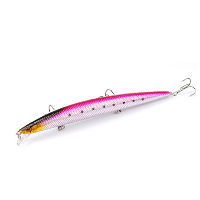 1gab jauni Big Laser Minnow zvejas mānekļi 18cm/24g zvejai ar cieto ēsmu Crankbaits Isca Artificiais Pesca jūras voblera peldēšanas ēsmas