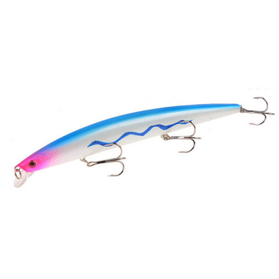 1gab jauni Big Laser Minnow zvejas mānekļi 18cm/24g zvejai ar cieto ēsmu Crankbaits Isca Artificiais Pesca jūras voblera peldēšanas ēsmas