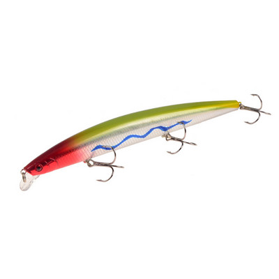1gab jauni Big Laser Minnow zvejas mānekļi 18cm/24g zvejai ar cieto ēsmu Crankbaits Isca Artificiais Pesca jūras voblera peldēšanas ēsmas