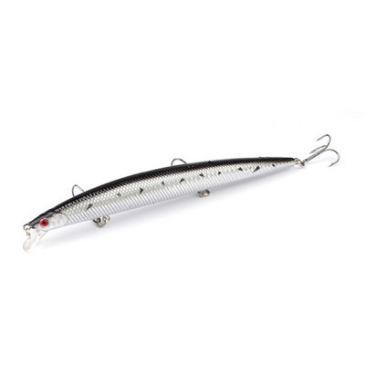 1gab jauni Big Laser Minnow zvejas mānekļi 18cm/24g zvejai ar cieto ēsmu Crankbaits Isca Artificiais Pesca jūras voblera peldēšanas ēsmas