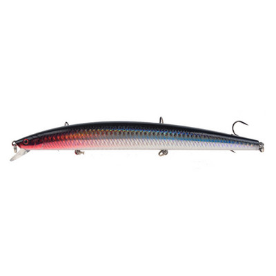 1gab jauni Big Laser Minnow zvejas mānekļi 18cm/24g zvejai ar cieto ēsmu Crankbaits Isca Artificiais Pesca jūras voblera peldēšanas ēsmas