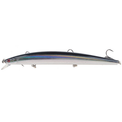 1gab jauni Big Laser Minnow zvejas mānekļi 18cm/24g zvejai ar cieto ēsmu Crankbaits Isca Artificiais Pesca jūras voblera peldēšanas ēsmas