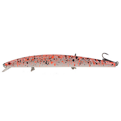 1gab jauni Big Laser Minnow zvejas mānekļi 18cm/24g zvejai ar cieto ēsmu Crankbaits Isca Artificiais Pesca jūras voblera peldēšanas ēsmas