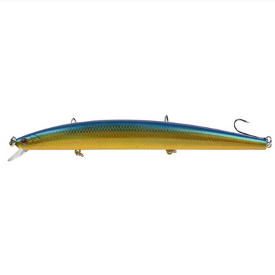 1gab jauni Big Laser Minnow zvejas mānekļi 18cm/24g zvejai ar cieto ēsmu Crankbaits Isca Artificiais Pesca jūras voblera peldēšanas ēsmas