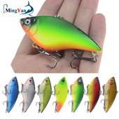 1 tk kõva VIB püügilant 7cm 16g plastist kunstsööt Treble konksud Peche Bass haugi trolling Pesca kalastustarbed