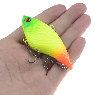 1 tk kõva VIB püügilant 7cm 16g plastist kunstsööt Treble konksud Peche Bass haugi trolling Pesca kalastustarbed
