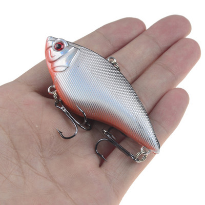 1 tk kõva VIB püügilant 7cm 16g plastist kunstsööt Treble konksud Peche Bass haugi trolling Pesca kalastustarbed