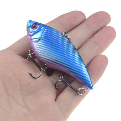 1 tk kõva VIB püügilant 7cm 16g plastist kunstsööt Treble konksud Peche Bass haugi trolling Pesca kalastustarbed