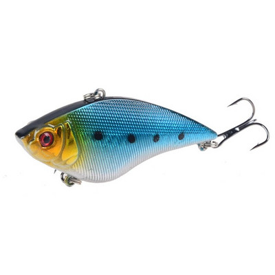 1 tk kõva VIB püügilant 7cm 16g plastist kunstsööt Treble konksud Peche Bass haugi trolling Pesca kalastustarbed