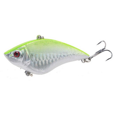 1 tk kõva VIB püügilant 7cm 16g plastist kunstsööt Treble konksud Peche Bass haugi trolling Pesca kalastustarbed