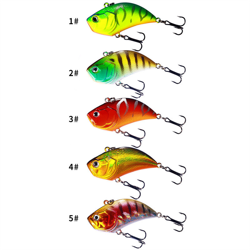1 τμχ Long Casting VIB Winter Crankbait 5,4cm-13g-6# Sinking VIB Fishing Lure Wobbler Hard Bait Swimbait Fishing Ear Accessories
