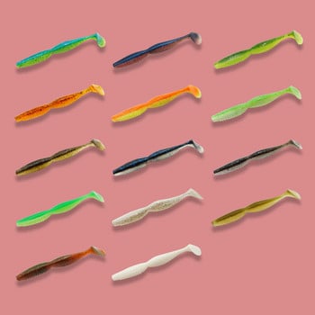 ESFISHING Quality Artificial Bait Spiner Wobbler Shad 100mm125mm For Pike Bass T Tail Jigging Pesca Soft Fishing Lure