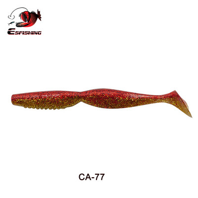 ESFISHING Kvaliteetne tehissööt, voblerivarre, 100 mm125 mm haugi bass T Saba jigging Pesca pehme kalastuslant