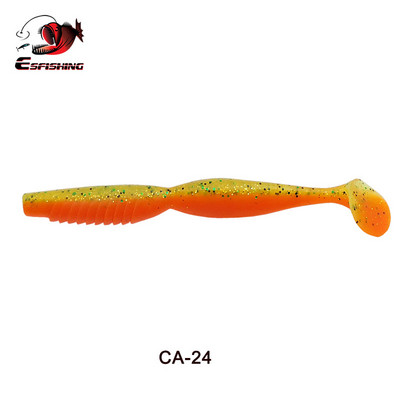 ESFISHING Kvaliteetne tehissööt, voblerivarre, 100 mm125 mm haugi bass T Saba jigging Pesca pehme kalastuslant