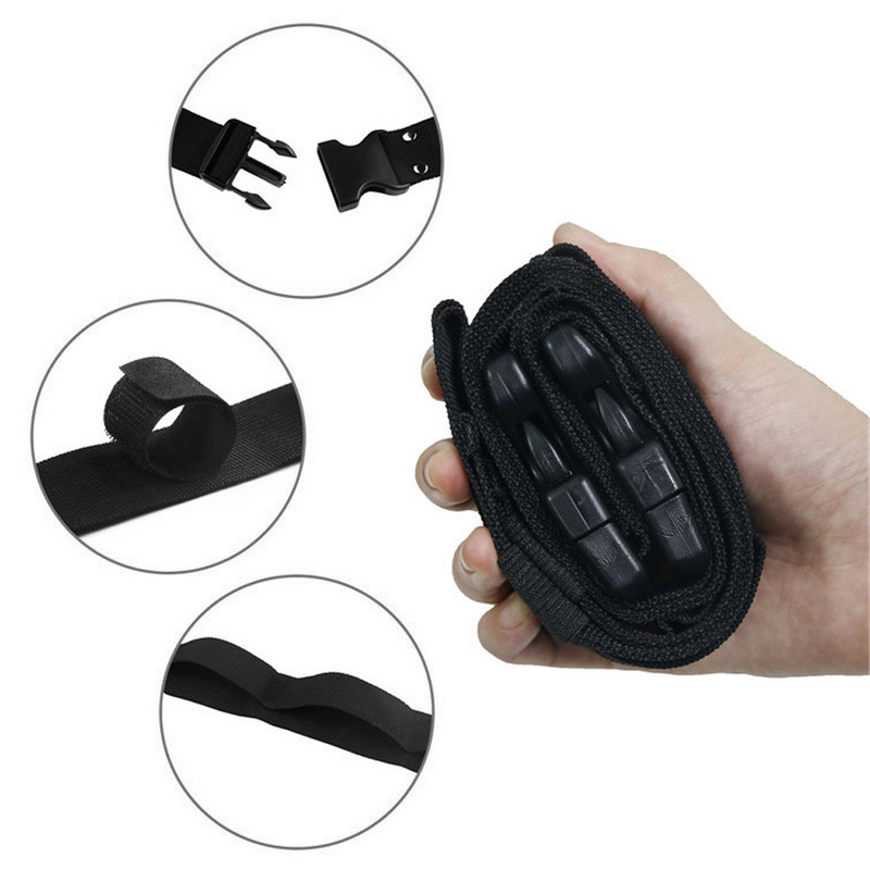 2 vnt transporto priemonės meškerės stovo koto laikiklis Reguliuojami dirželiai stogo bagažinės laikiklis 차량 낚시대 거치대 Support Canne à Pêche Palo Supporto