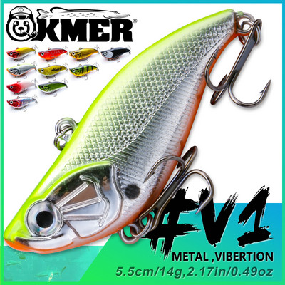 KMER 5,5cm 14g VIB Balancer Winter Bait Viskas žvejybos masalams Voblerio kabliukai lydekoms ešeriams Priedai Priedai