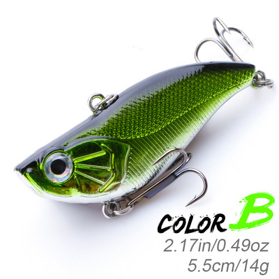 KMER 5,5cm 14g VIB Balancer Winter Bait All for Fishing Lures Wobbler Hooks for Pike Walleye Bass Equipment Accessories Tackle