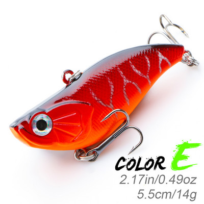 KMER 5,5cm 14g VIB Balancer Winter Bait All for Fishing Lures Wobbler Hooks for Pike Walleye Bass Equipment Accessories Tackle