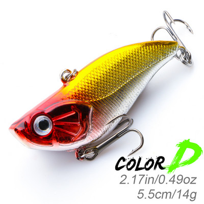 KMER 5,5cm 14g VIB Balancer Winter Bait All for Fishing Lures Wobbler Hooks for Pike Walleye Bass Equipment Accessories Tackle