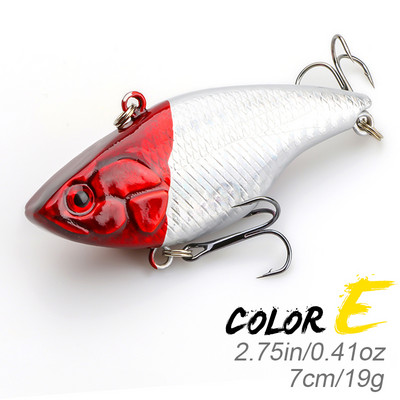 KMER 5,5cm 14g VIB Balancer Winter Bait All for Fishing Lures Wobbler Hooks for Pike Walleye Bass Equipment Accessories Tackle