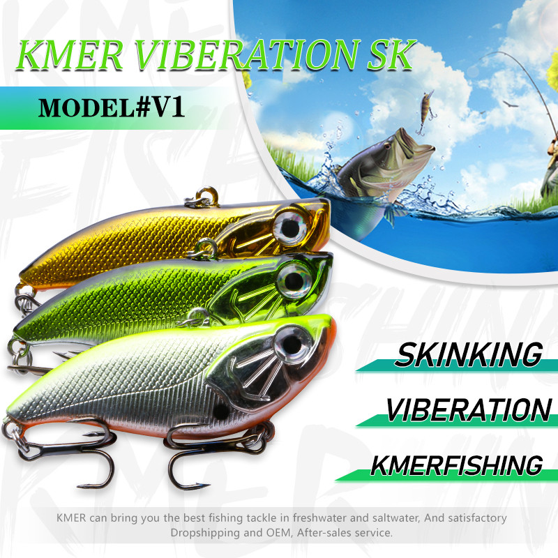 KMER 5,5cm 14g VIB Balancer Winter Bait All for Fishing Lures Wobbler Hooks for Pike Walleye Bass Equipment Accessories Tackle