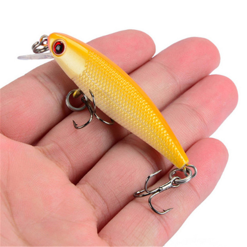 1 tk 6,5 cm 4,5 g püügilant Kvaliteetne Minnow Lure 3D Eyes Plastic Hard Bait Pesca Kunstlik Jig Vobblerid Crankbait Fishing Bait