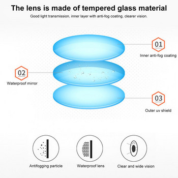 Очила за плуване Професионални очила за плуване против замъгляване с UV защита Широк изглед за мъже Жени Ергономичен дизайн за непропускане