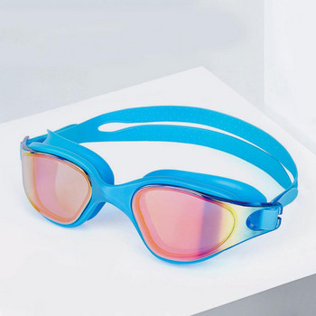 Очила за плуване Професионални очила за плуване против замъгляване с UV защита Широк изглед за мъже Жени Ергономичен дизайн за непропускане