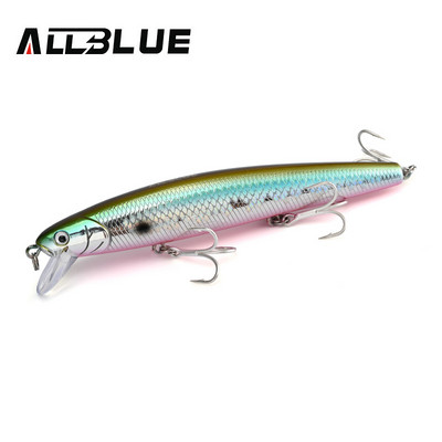 ALLBLUE FlashMinnow 110 kalastuslant 110 mm 17,8 g Glow Jerkbait vobler, aeglane rippuv Minnow plastiksööt Bass haugivarustus