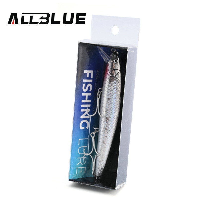 ALLBLUE FlashMinnow 110 kalastuslant 110 mm 17,8 g Glow Jerkbait vobler, aeglane rippuv Minnow plastiksööt Bass haugivarustus