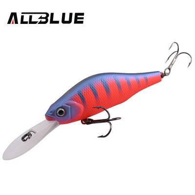 ALLBLUE HUNCH 70SP DR Nalucă de pescuit profesională 70mm 10g Suspend Wobbler Minnow Adâncime 1,5-2m Bass Stiuca Momeală artificială